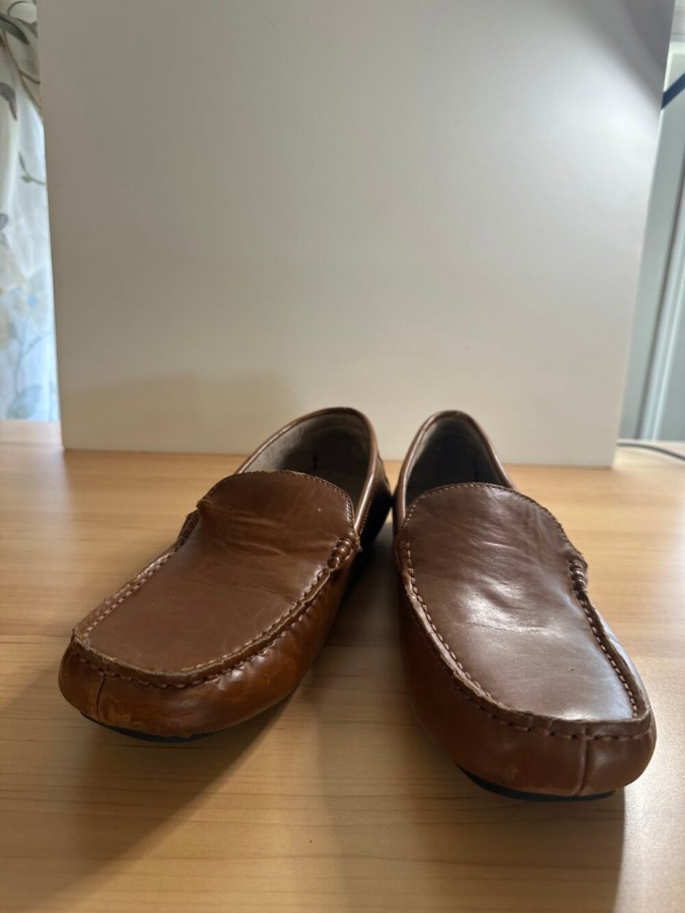 Thom McAn Brown Leather Loafers | Classic Slip‑On Comfort Shoes - Picture 6 of 6